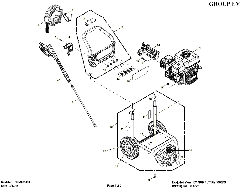 GENERAC, 6923-0 Pressure Washer