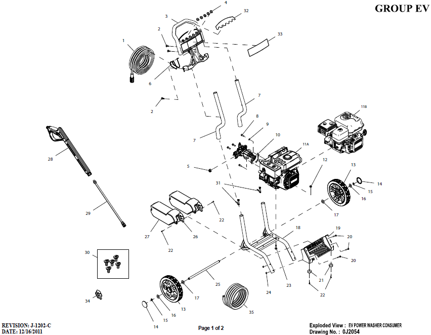 GENERAC, 0065980 Pressure Washer