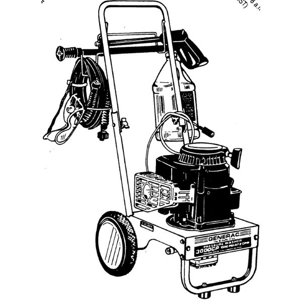 GENERAC, 0778-0 Pressure Washer