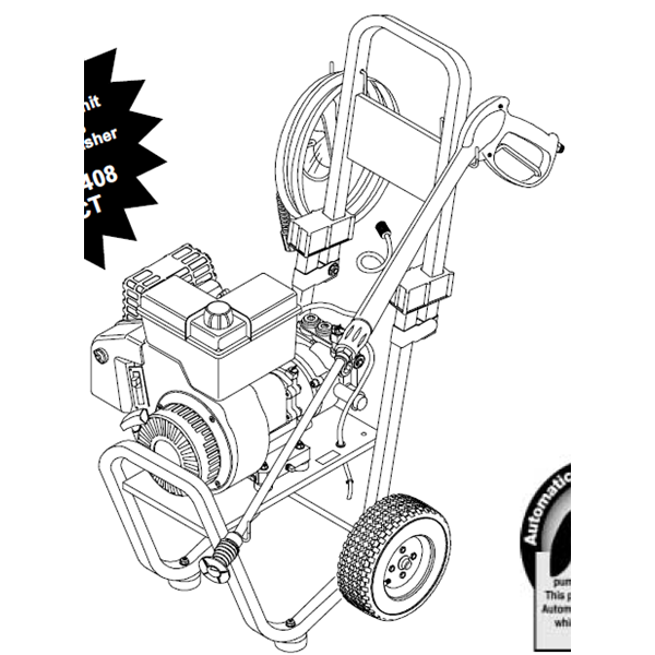 GENERAC, 1200-0 Pressure Washer