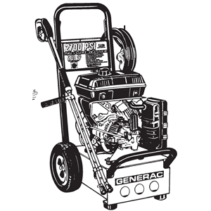 GENERAC, 1043-2 Pressure Washer