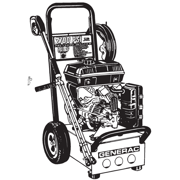 GENERAC, 1043-2 Pressure Washer