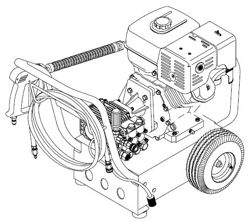 GENERAC, 1418-2 Pressure Washer
