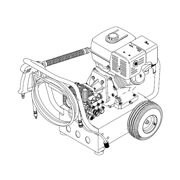 GENERAC, 1418-2 Pressure Washer