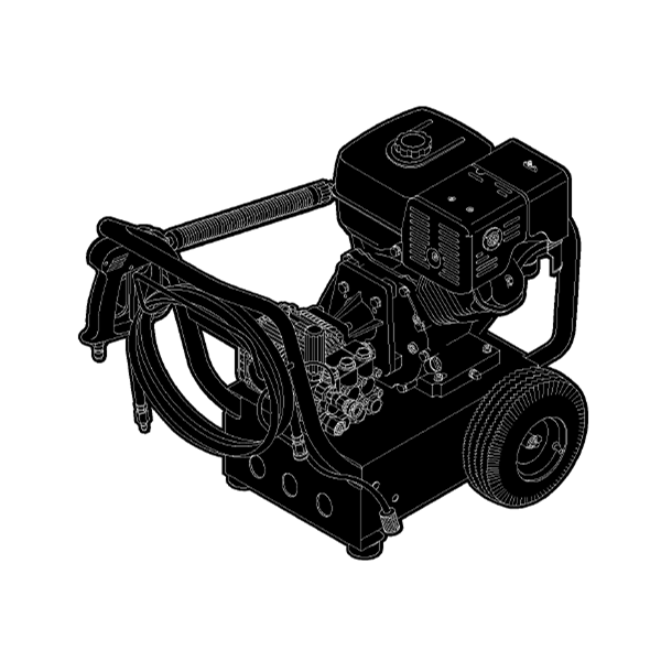 GENERAC, 1539-0 Pressure Washer