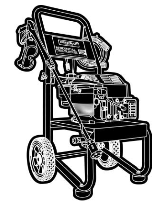 GENERAC, 1439-0 Pressure Washer