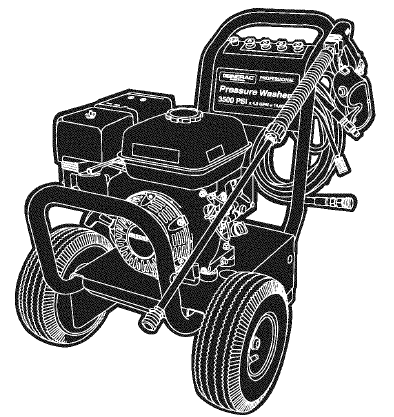 GENERAC, 1540-0 Pressure Washer