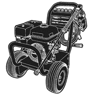 GENERAC, 1540-0 Pressure Washer