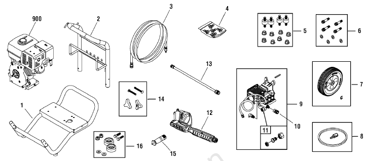 JOHN DEERE, 020333-1 Pressure Washer
