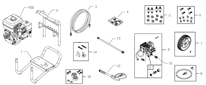 JOHN DEERE, 020332-0 Pressure Washer