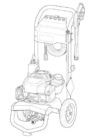HUSQVARNA, 020783-00 Pressure Washer
