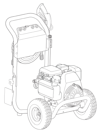 HUSQVARNA, 020713-00 Pressure Washer