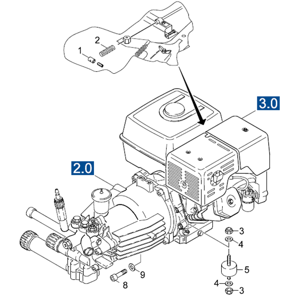 KARCHER, K12000GE Pressure Washer