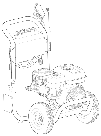 HUSQVARNA, 020696-00 Pressure Washer