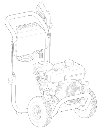 HUSQVARNA, 020817-00 Pressure Washer