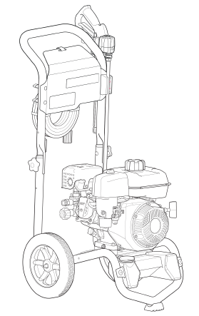 HUSQVARNA, 020832-00 Pressure Washer