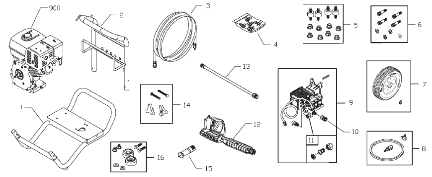 JOHN DEERE, 020333-0 Pressure Washer
