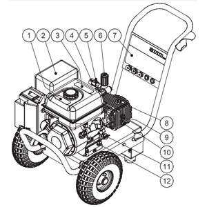 MI-T-M, CM-2703-0MHC Pressure Washer