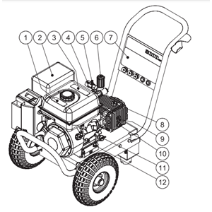 MI-T-M, CM-2703-0MHB Pressure Washer