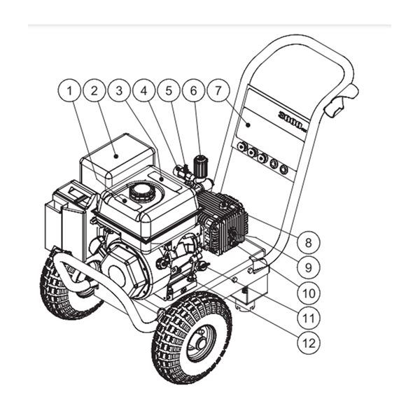 MI-T-M, CM-2703-0MHB Pressure Washer