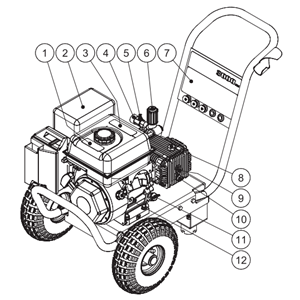MI-T-M, CM-2000-1MTC Pressure Washer