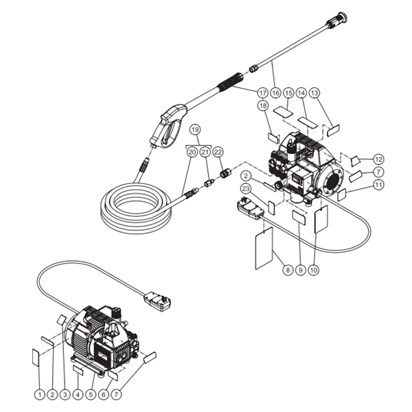 MI-T-M, CM-1400-0MEH Pressure Washer