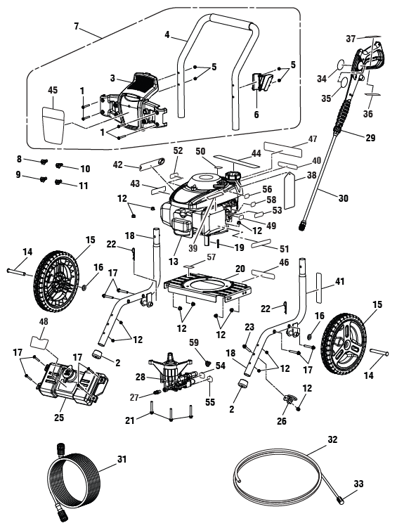POWERSTROKE, PS262311 Pressure Washer