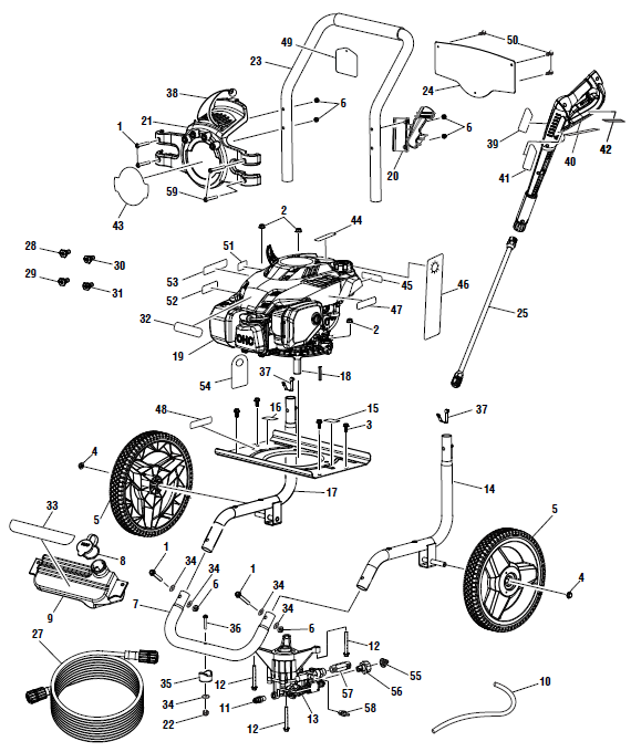 POWERSTROKE, PS80946A Pressure Washer