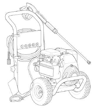 POWER BOSS, 020777-00 Pressure Washer