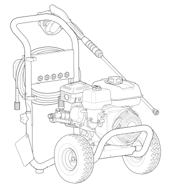 POWER BOSS, 020726-00 Pressure Washer