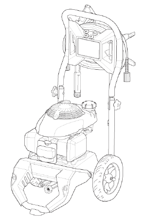 POWER BOSS, 020780-00 Pressure Washer
