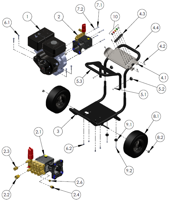SIMPSON, PS4242H-SP, 60456-S Pressure Washer