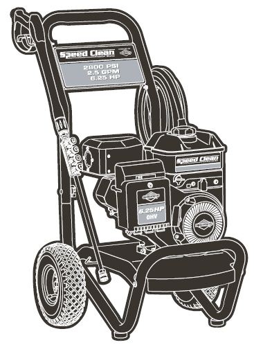 SPEED CLEAN, 020212-0 Pressure Washer