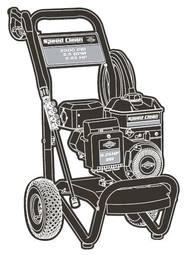 SPEED CLEAN, 020212-1 Pressure Washer