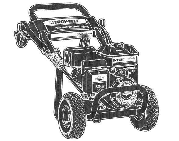 TROY-BILT, 020209 Pressure Washer