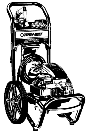 TROY-BILT, 020245-1 Pressure Washer