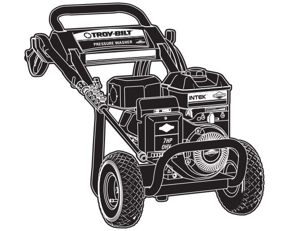 TROY-BILT, 020200 Pressure Washer