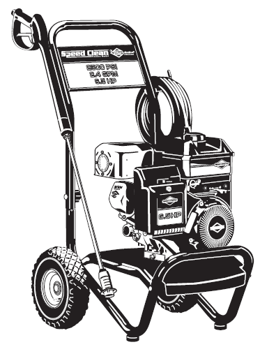 SPEED CLEAN, 1910-0 Pressure Washer