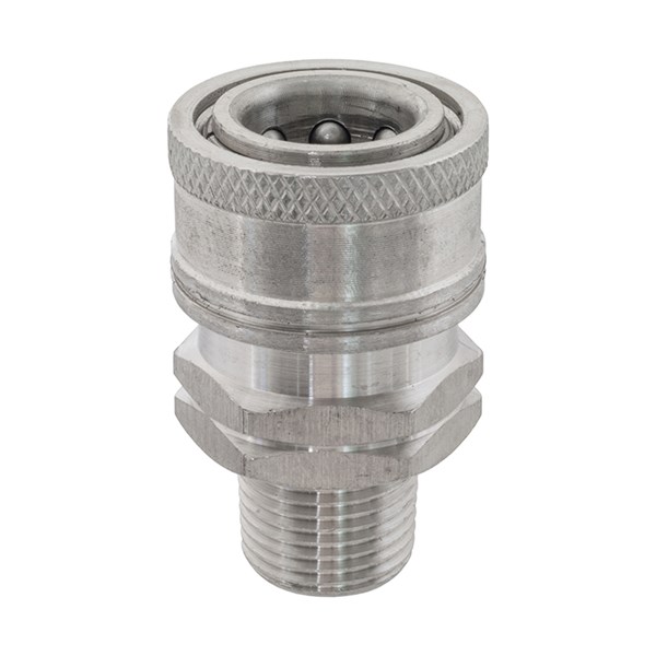 1002.1270, 3/8" MALE COUPLER, SS