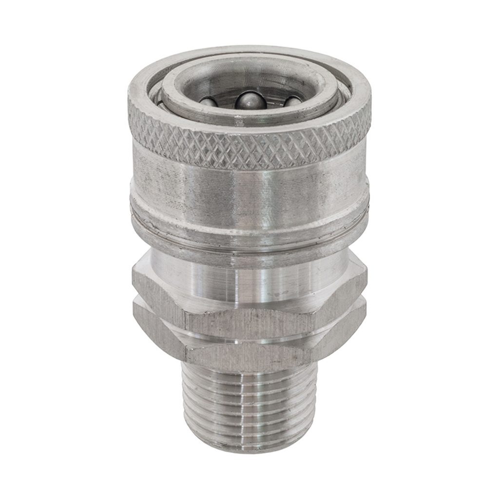 85.300.108S, 3/8" MALE COUPLER, SS