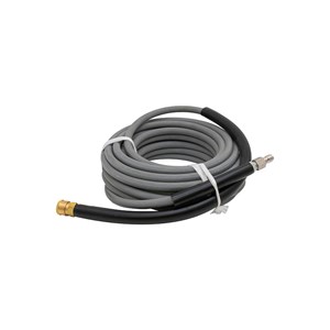 851-0317, 50', 3/8" GREY HOSE, R2, SS QC