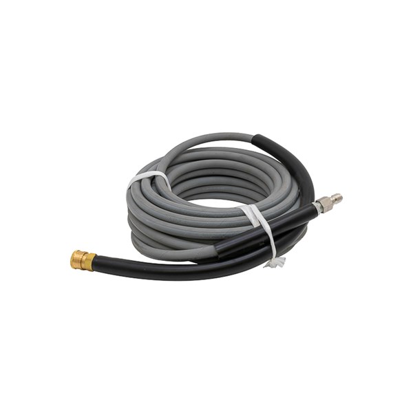 851-0317, 50', 3/8" GREY HOSE, R2, SS QC