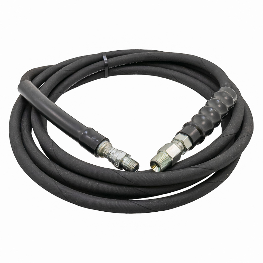 1002.6482, 15' BLACK HOSE, 1/4" (IN HOUSE)