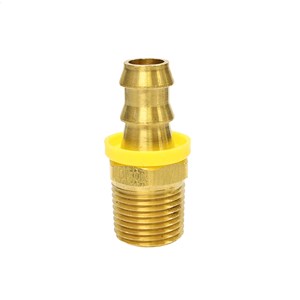 1002.7021, PUSH ON HOSE BARB, 1/2"M X 1/2"HB
