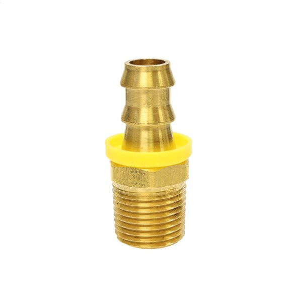 1002.7021, PUSH ON HOSE BARB, 1/2"M X 1/2"HB