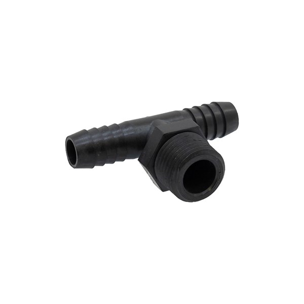 3T12T, TEE, 1/2" MNPT X 1/2' HB, POLYPROPYLENE