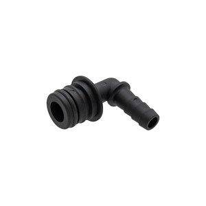 EF-QC-EL38, ELBOW, 3/8"HB X QC, POLYPROPYLENE