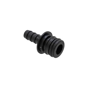 EF-QC-A38, HOSE BARB, 3/8"HB X QC, POLYPROPYLENE