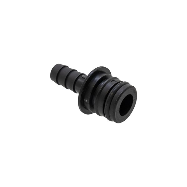 EF-QC-A38, HOSE BARB, 3/8"HB X QC, POLYPROPYLENE