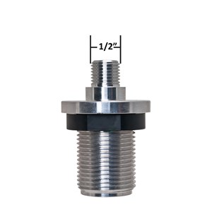 7000169, 1/2" Aluminum Machine Inlet for Husky